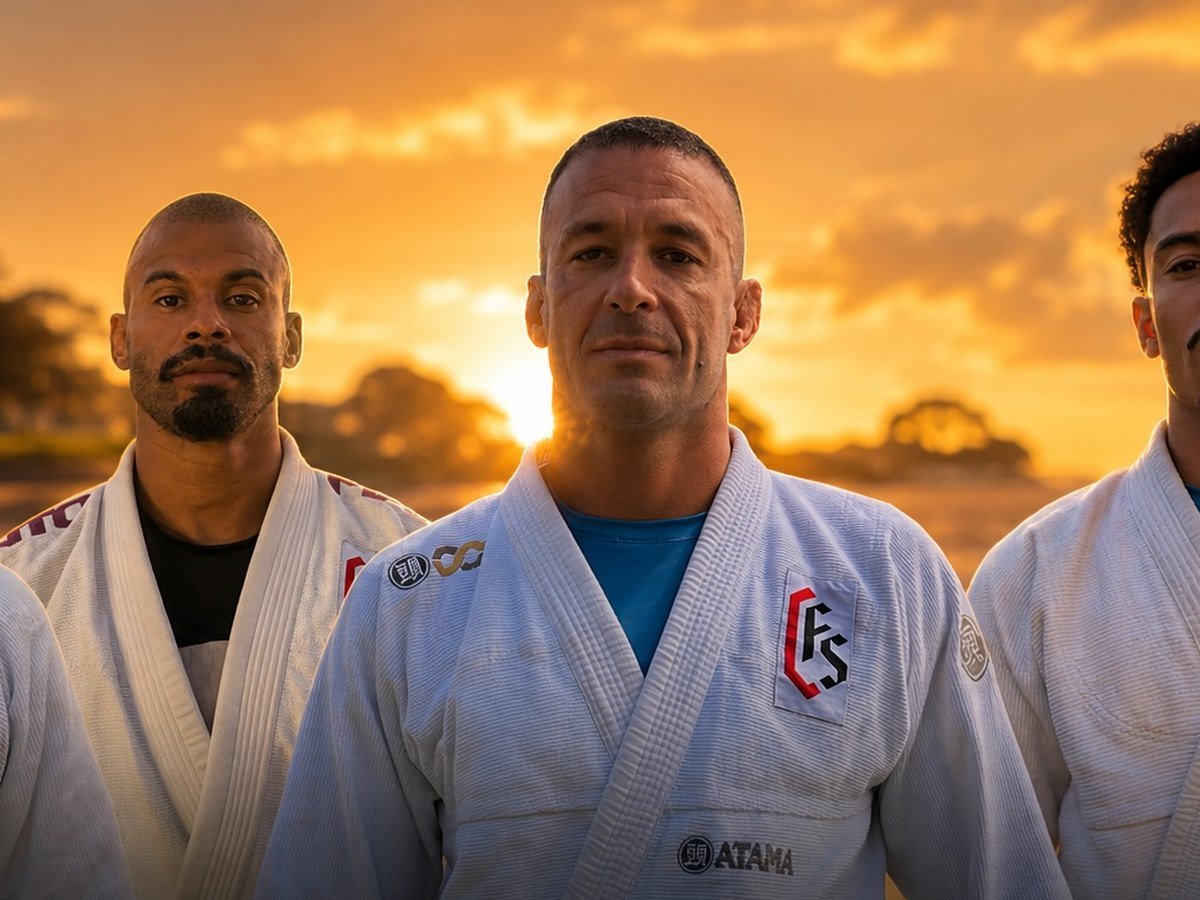 Mestre Magrão e os professores da Fight Sports Ilhéus